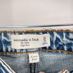 Abercrombie & Fitch Women's Curve Love The Mom High Rise Jeans Blue Size 25 Photo 3