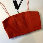 Momokrom NWT  Courduroy rust crop top size 10 Photo 2