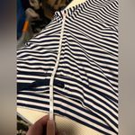 Lands' End  Navy and White Striped Capris Photo 3