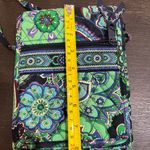 Vera Bradley Floral Crossbody Bag in Green and Blue Photo 7