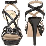 Joan & David ☼ Dakenyon Platform Stilettos Heeled Sandals ☼ Nude Patent Leather Photo 1