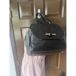 Jimmy Choo  Justine Handbag Black Leather Shoulder Bag Photo 11