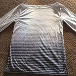 Joe Fresh  Grey & White Ombré 3/4 Sleeve Photo 0