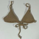 PacSun Beige Tan Bikini Top Swimwear Bathing Suit Size S 🤎✨ Photo 0