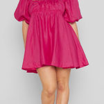 Showpo AMALIE THE LABEL . HAMYYA LINEN TIE BACK PUFF SLEEVE MINI LINEN DRESS 16 Photo 0