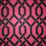 Escapada  Trellis Print Top Crimson Black Size XS Photo 2