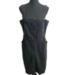 Gap Button Front Denim Dress 16 Women’s Black Photo 1
