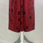 Apt. 9 Floral Maroon and Black Midi Dress Size XL NWT Photo 3