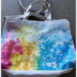 Disney Parks Original Princesses Watercolor White Leather Multicolor Tote Bag Photo 10