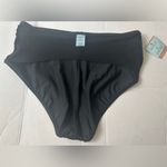 Shade & Shore NWT  Women’s Black High-Waist Bikini Bottom Size XL Photo 4