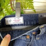 Gap NWT  Darkwash Buttonfly High Rise Cheeky Short Photo 2