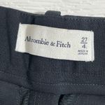 Abercrombie & Fitch Black Pleated Wide Leg Dresd Pants Size 27 4L Trousers Photo 3