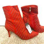 Rue 21 Red Ankle Boots Photo 2