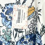 Free People Positano Print Blouse Size Small NWT Ivory Combo Floral Paisley Photo 11