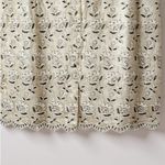 Cache  Vintage Y2K Cream‎ Beaded Lace Skirt Medium Scallop Hem Photo 6