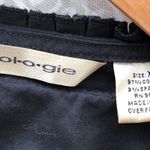 Black Ruffle Long Sleeved Blouse XL Photo 4