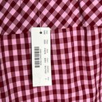 J.Crew NWT Women’s Boy Fit Button Down Shirt Red Pink Plaid Size 4 100% Cotton Photo 6