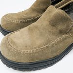 Predictions Vintage 90s  Brown Leather Heeled Loafers Photo 6