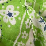 Vintage 60’s Bob Atkinson Lime Green Bandana print Mini Dress S Photo 6