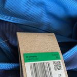 Nike NWT Women's  Yoga Dri-FIT Tank Top Open Back In Dark Marina Blue Photo 5