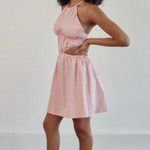 Sabo Caliana Pink Sleeveless Halter Cutout Cami Camisole Mini Tank Dress Size M Size M Photo 1