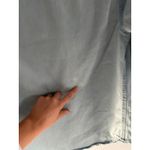 ZARA  Button Down Womens Medium Light Denim Pearl Snap Western Festival Boho Photo 5