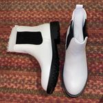 MIA NEW  CHELSEA WHITE MALTA VEGAN LEATHER SLIP ON BOOTS Photo 2
