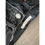 Levi's Women's  Low Pro Straight Leg Jeans Size 24 Black Grey Distressed Photo 2