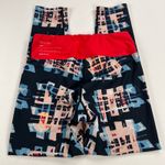 Oiselle  Spandos Tagless 3/4 Athletic Legging Tights Rear Window Print Size M Photo 1