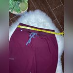 FIGS  Maroon joggers Sz large Photo 4