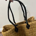 MISA Los Angeles  Tan & Black Jane Large Box Bag Photo 1