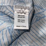 Charlie Holiday Antropologie Blue Leaf Print Swim Cover-Up Photo 6