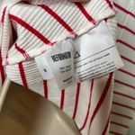 Reformation Nellie Red Striped Rib Mini Dress sz S Photo 4