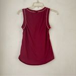 Camp Collection Dolly Burgundy Retro Tank Top Photo 3
