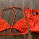 Halter String Bikini & Front Brazilian Bottom Size 2 Photo 4