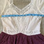Free People  Victorian Renaissance Fair Mini Dress Size 0 Photo 7