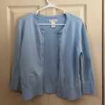 Worthington blue button-up sweater Photo 0