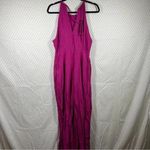 Anthropologie Pink Cutwork Linen Eyelet Jumpsuit Photo 7