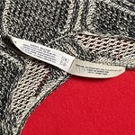 Aeropostale  Gray Geometric Print Cotton 3/4-Sleeve Sweater Women’s Small - EUC Photo 4