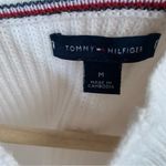 Tommy Hilfiger  Womens Hayana Mock Neck Knit Sweater White Medium EUC Photo 7