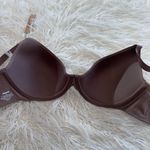 SKIMS Fits Everybody Scoop Plunge Bra Umber Size 40DD Photo 5