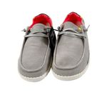 Hey Dude NWT Women’s Canvas Wendy Steel Gray Snake Oribt Accent Shoe Size 8 Photo 5