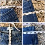 Paige  Vertigo Crop Jeans Women’s 25 Low Rise Skinny Y2K Blue Denim Photo 3