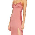 Free People X Intimately FP City Cool Midi Slip Dress Mesh Panel Size Medium NWT Photo 0