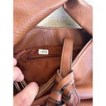 Brown Pebbled FAUX Leather Hobo Shoulder Bag With Dual Inside Pockets & Zipper Photo 1