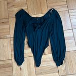 Lulus  Dark Green bodysuit Photo 0
