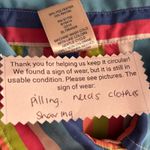 Blair Rainbow Womens Button Up Shirt Size L Striped Business Office‎ Professional Photo 7