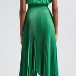 A.L.C. 10 NEW Renzo II Midi Dress Pleated Sleeveless Basil Green Photo 8