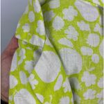 Urban Outfitters Lime Green Floral Fruit Novelty Print Button Up Mini Dress Photo 6