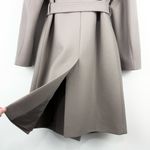 Filippa K Eden Wool Blend Belted Coat Taupe Sz S 36 EU Gray Photo 6